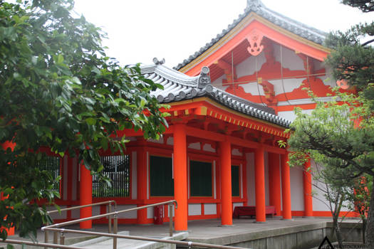 The Sanjusangen-do Temple in Kyoto