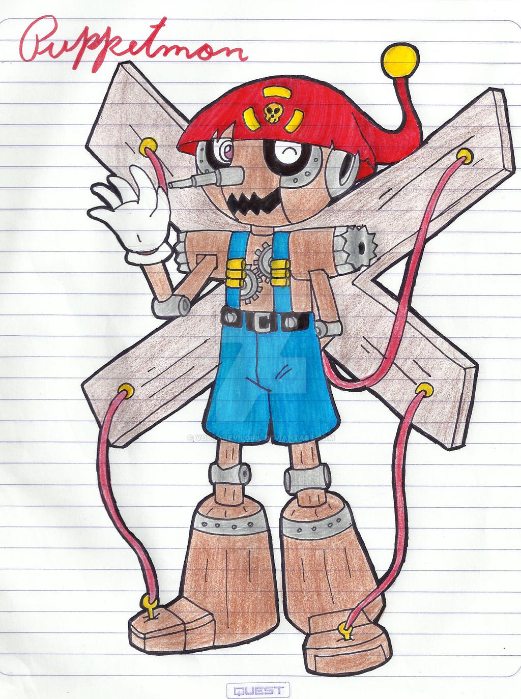 Puppetmon by VOLTAREVILGIRL on DeviantArt