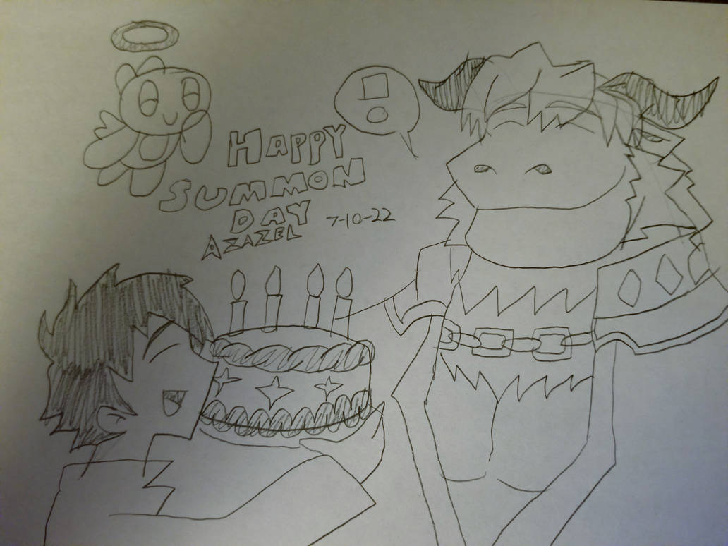 Housamo Summon day Azazel by ToonCastro on DeviantArt