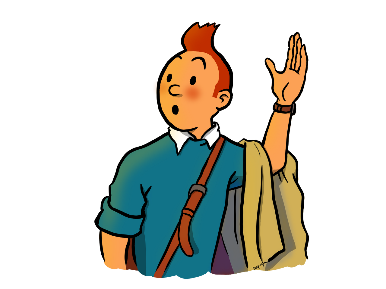 Tintin Transparent BG by RIP4ZH4 on DeviantArt