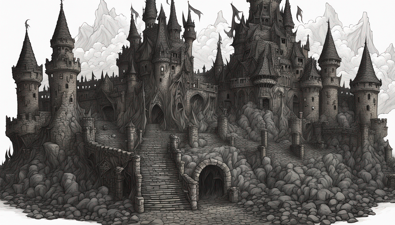 Demonic Building Demon Castle In Hell by Silver-Wolf-92 on DeviantArt