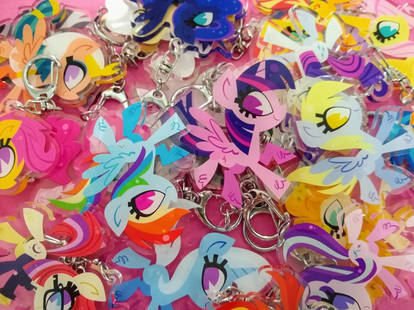 pony keychains!