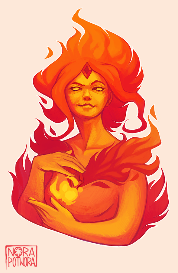 Flame Princess by norapotwora on DeviantArt
