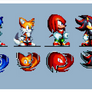 Sonic Remixed Adventure - Playable Characters