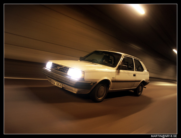 Volvo 360 by night