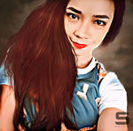 Nora Danish Oil Painting Photoshop