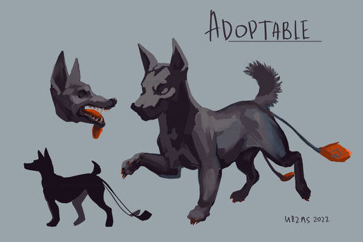 Character auction OPEN| Dog-like creature adopt