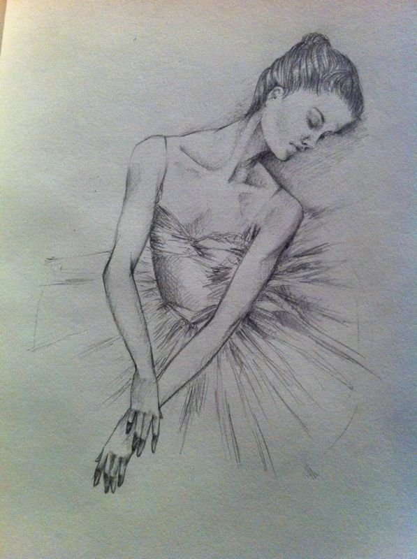 ballerina sketch