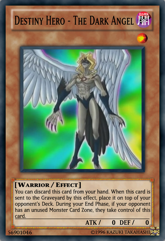 Yugioh dark angel-hero of the destiny ossd-fr005.