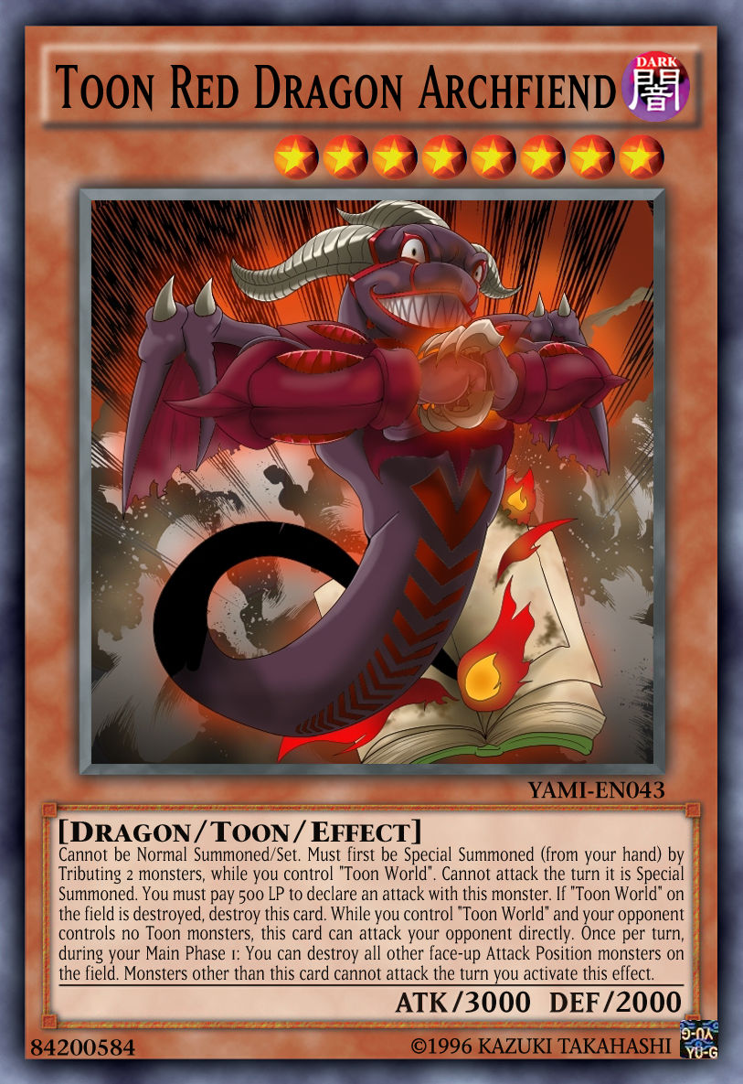 Toon Red Dragon Archfiend