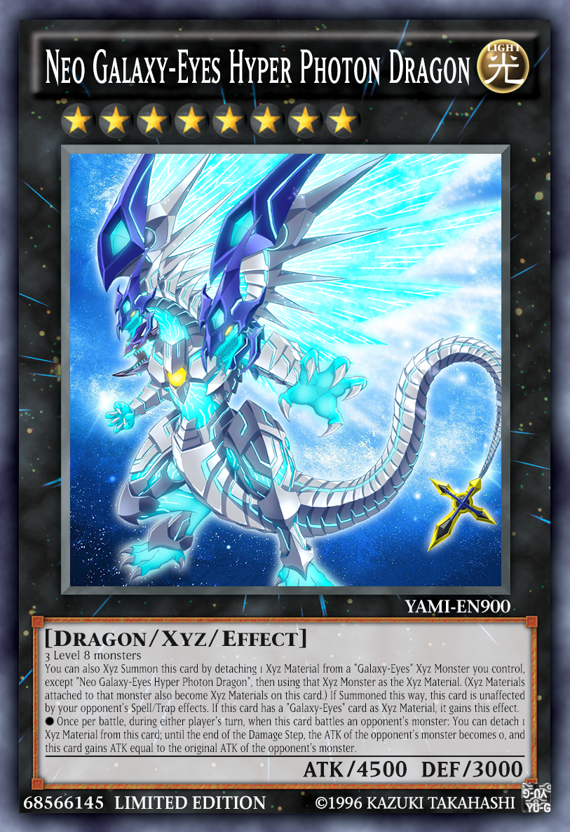 yugioh card neo galaxy eyes photon dragon Galaxy-Eyes - BLC1-EN070 - Common detach all Xyz Materials from monsters your opponent controls 3D Yu-Gi-Oh Card: Number C62: