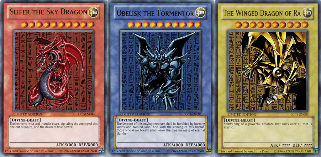Egyptian God Cards (manga artwork) by toailuong on DeviantArt Egyptian God Cards (manga artwork) by toailuong on DeviantArt