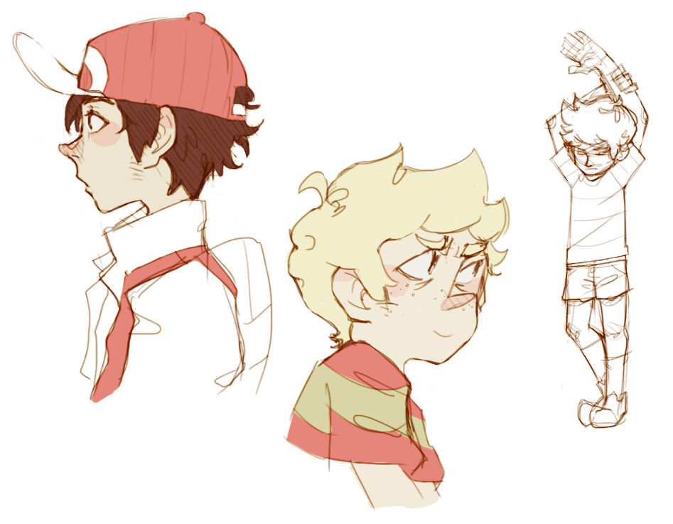 lucas and red by DapperPepper on DeviantArt