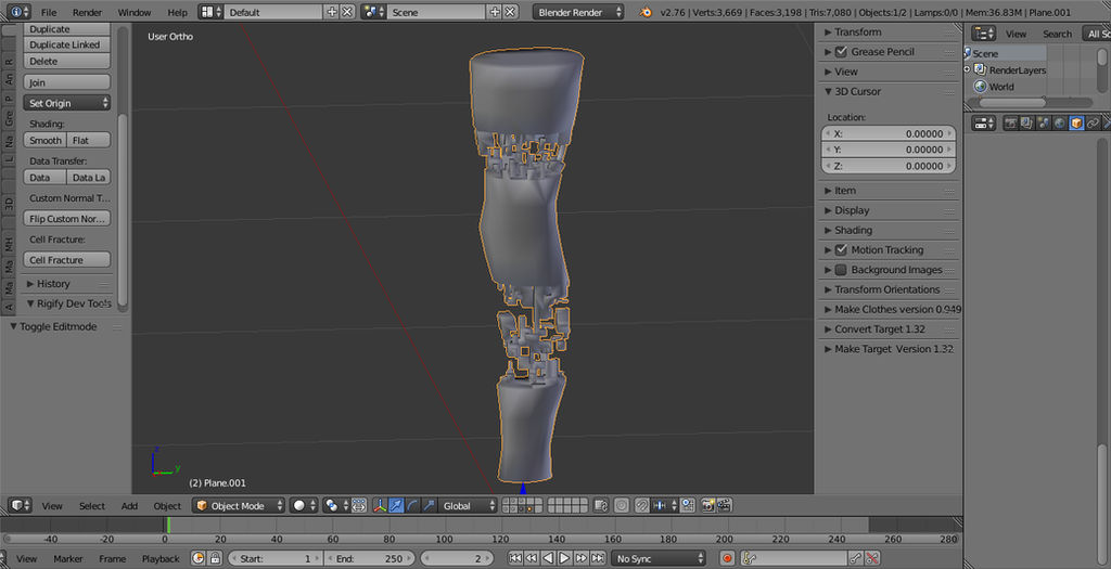 Tech Leg Tech Leg2 Male6.blend by YoungSoon5 on DeviantArt