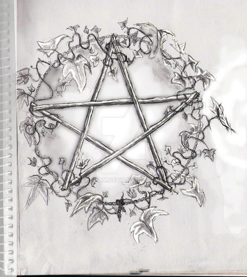 Pentacle with Ivy