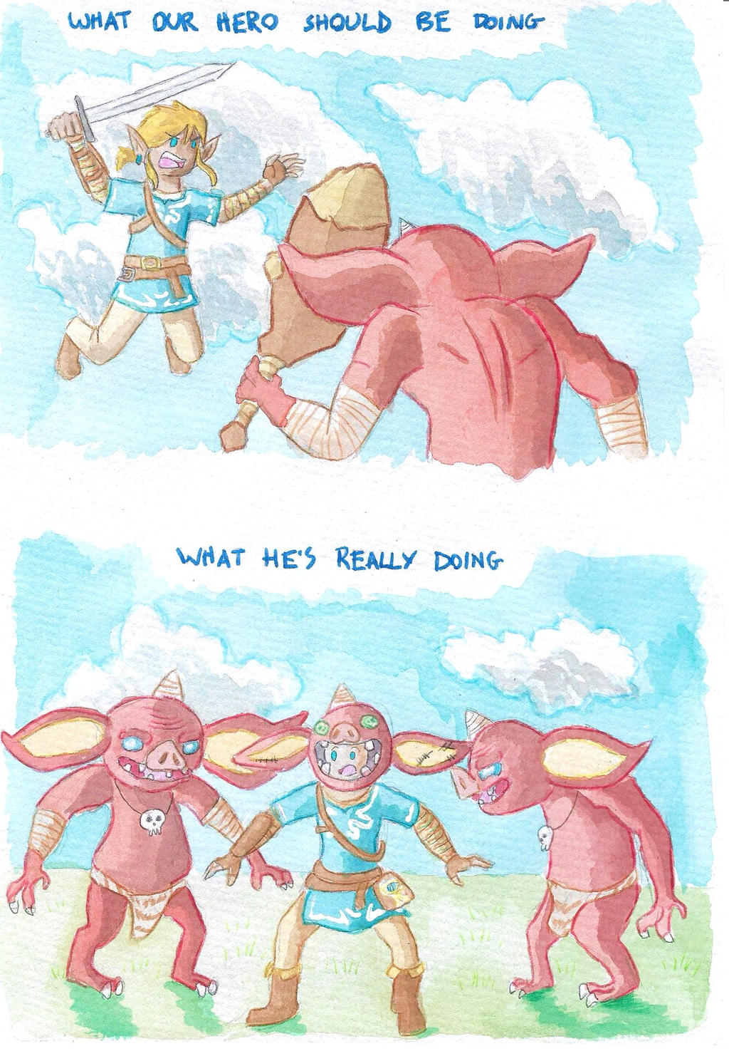 Bobokin Breath of the Wild Priorities: Bokoblins by PitchBlackEspresso on ...