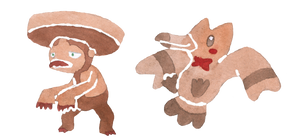 Gingerbreadmon Charity Collab: Lombre and Wingull