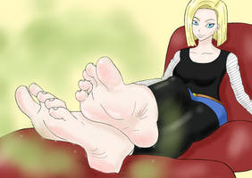 Android 18's Feet