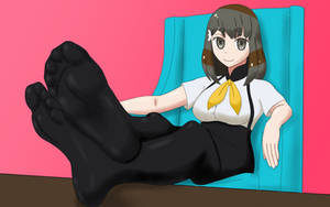 Uraraka's Nylon Feet by BSFLove on DeviantArt