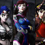 4 Girls Overwatch (Wallpaper)