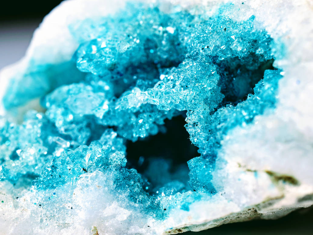Turquoise Geode by AmberLamoreauxArt on DeviantArt