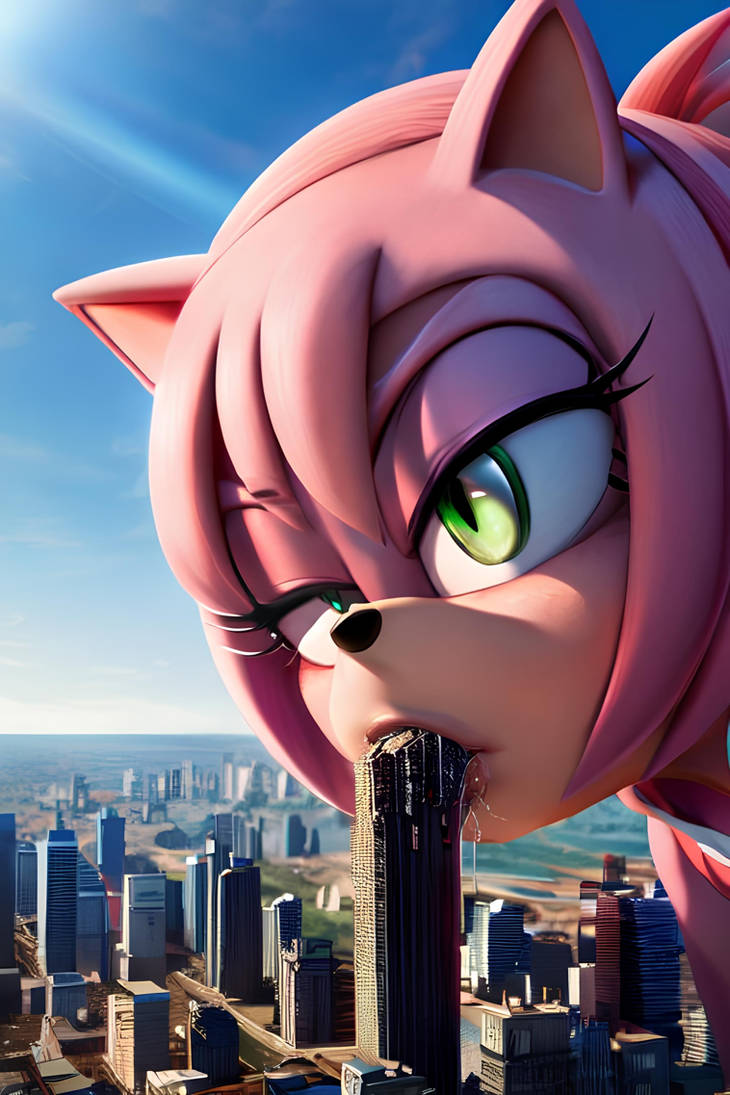 Giantess Amy Rouse by FelixKa2 on DeviantArt