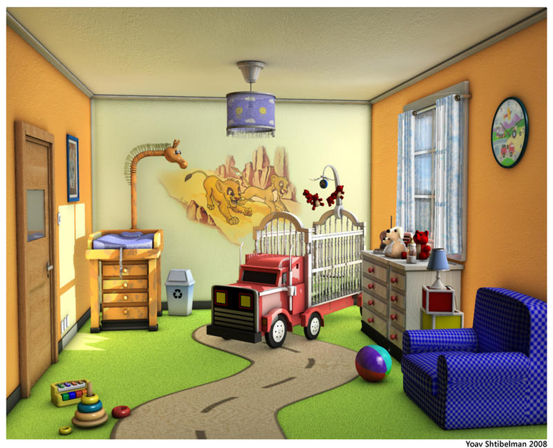 Safari baby room