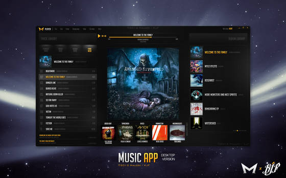 Desktop Music App by Malcov KJF