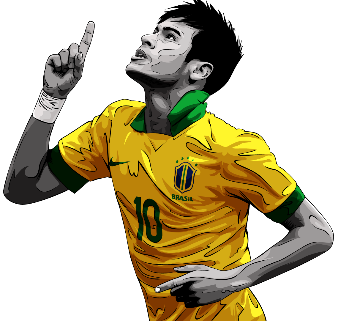 Neymar Da Silva Vector Render V2