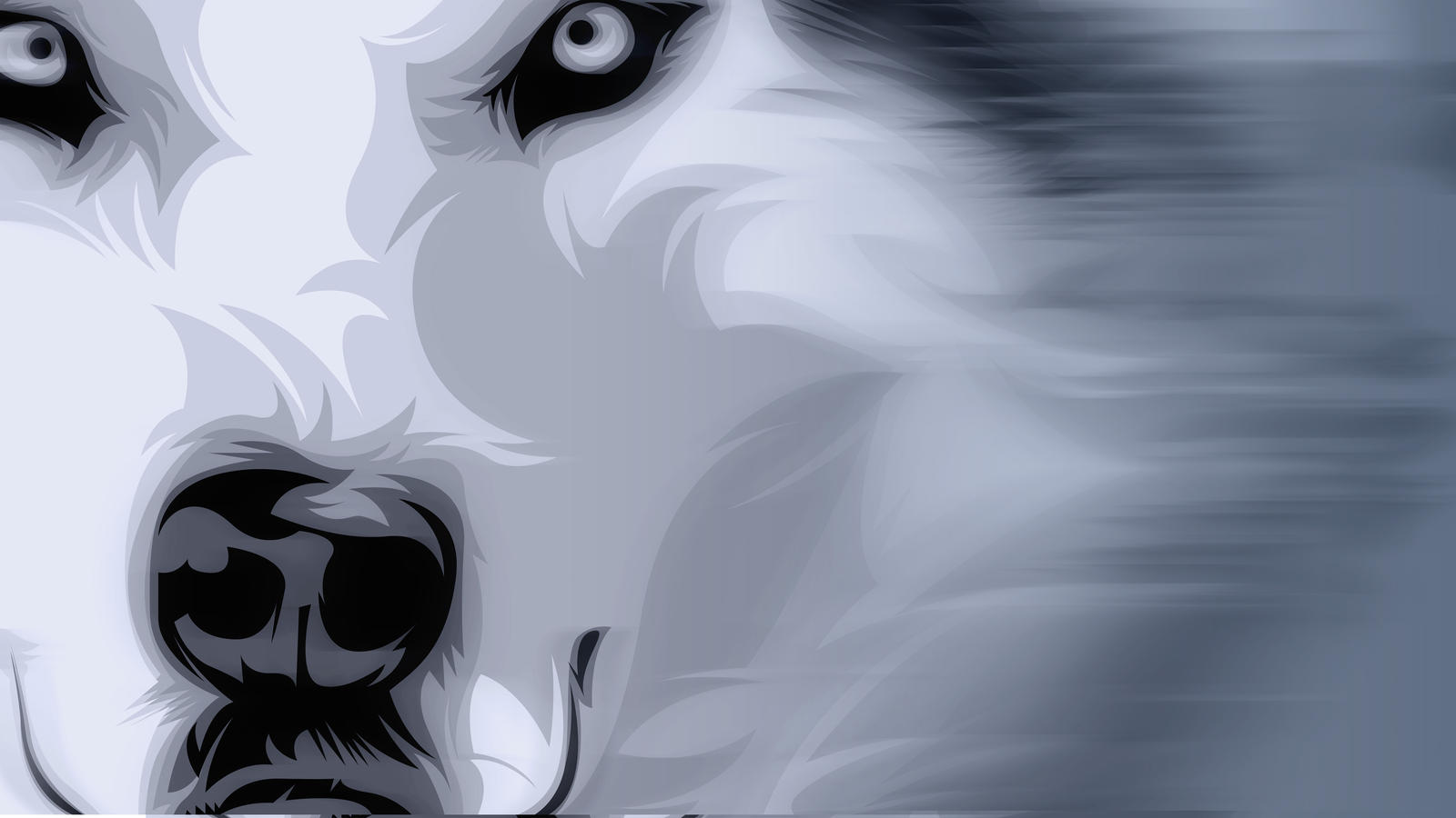 Wolf Vector Wallpaper ++ speed art