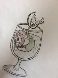 Mermaid in a Glass