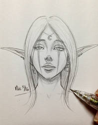 Night Elf Sketch