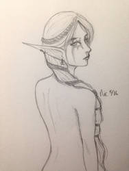 Night Elf Sketch 2