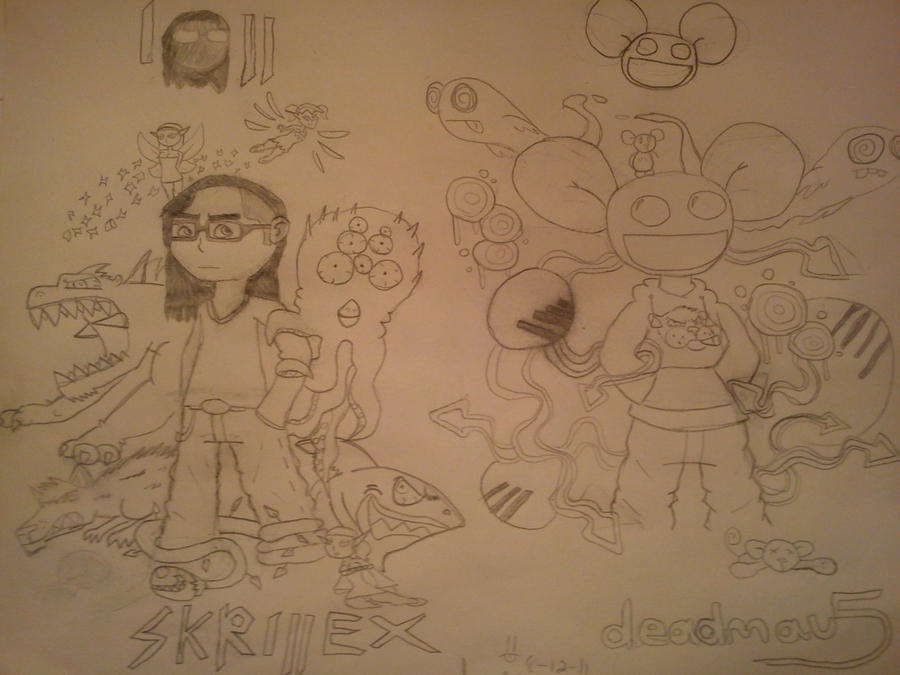 deadmau5 and Skrillex penicls