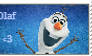 I Love Olaf Stamp