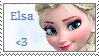 I Love Elsa Stamp
