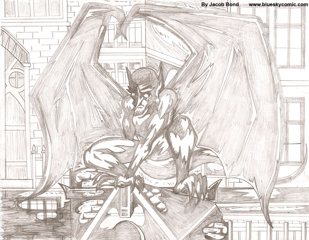 Blue Sky:Chiro Perching-Pencil by jmbond01