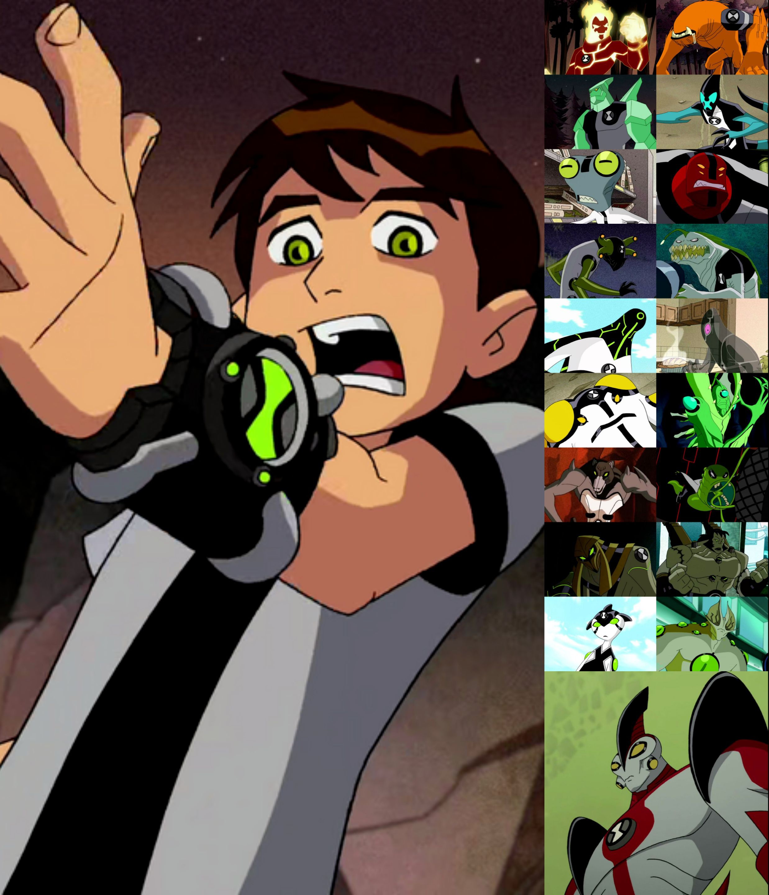 Ben 10 original series transformations by dckakarott on DeviantArt