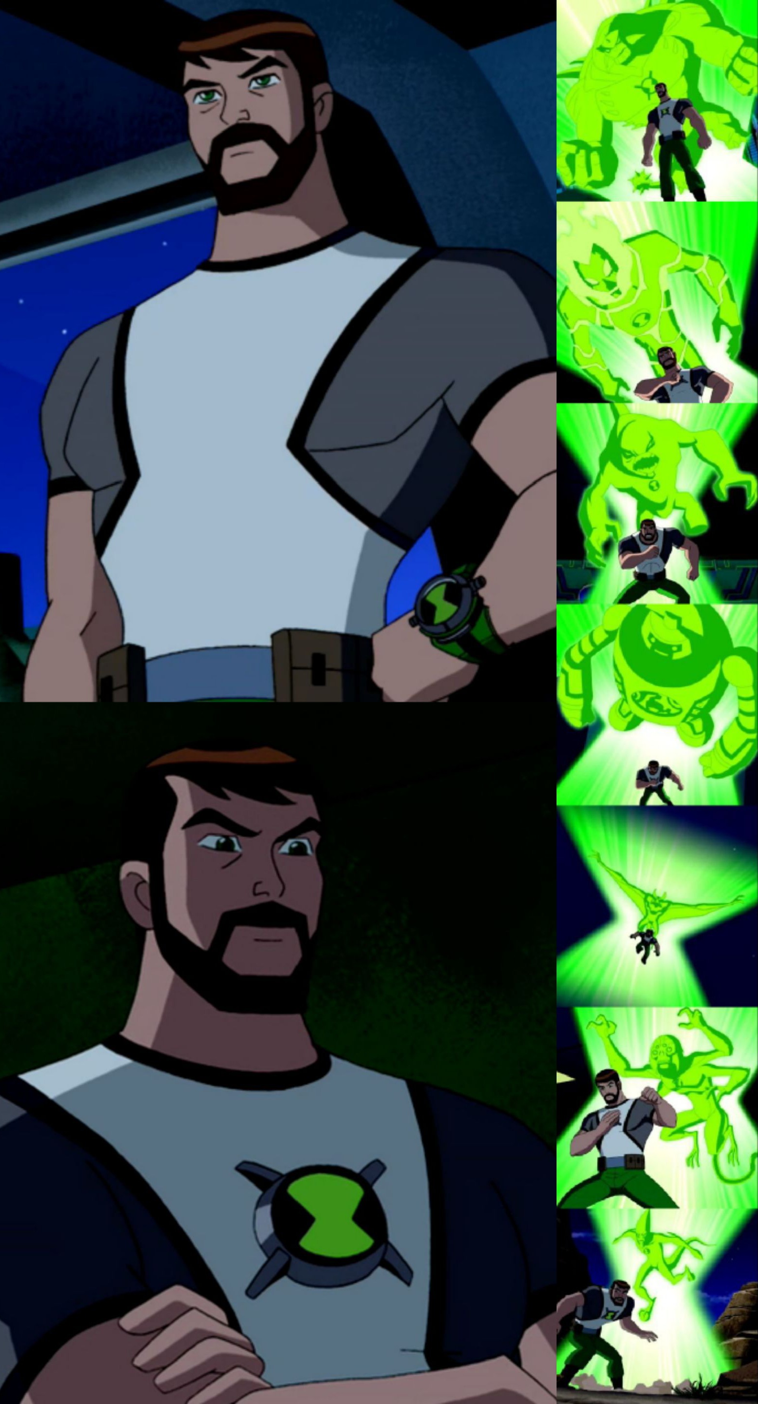 BEN 10,000 OMNIVERSE ALL TRANSFORMATIONS 