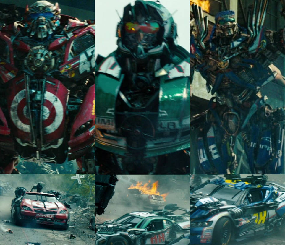 The Wreckers (live action) names below by dckakarott on DeviantArt