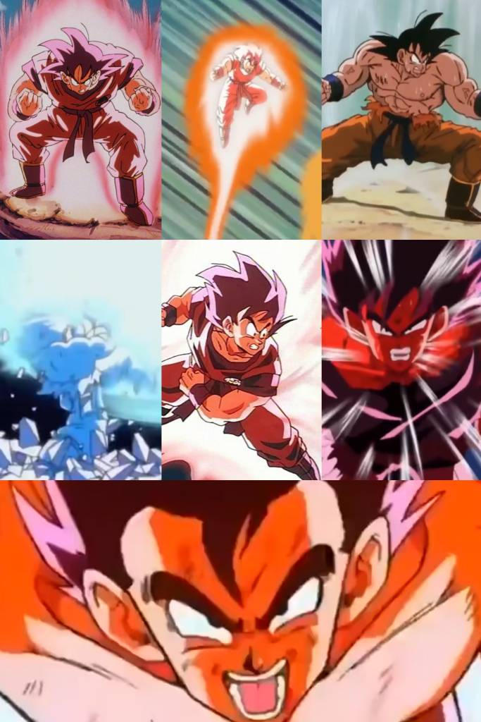 Kaio-Ken variants by dckakarott on DeviantArt