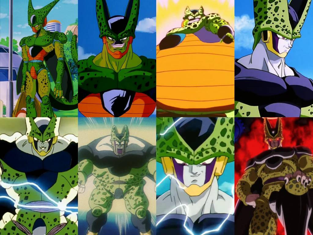 Cell's transformations (Anime) by dckakarott on DeviantArt