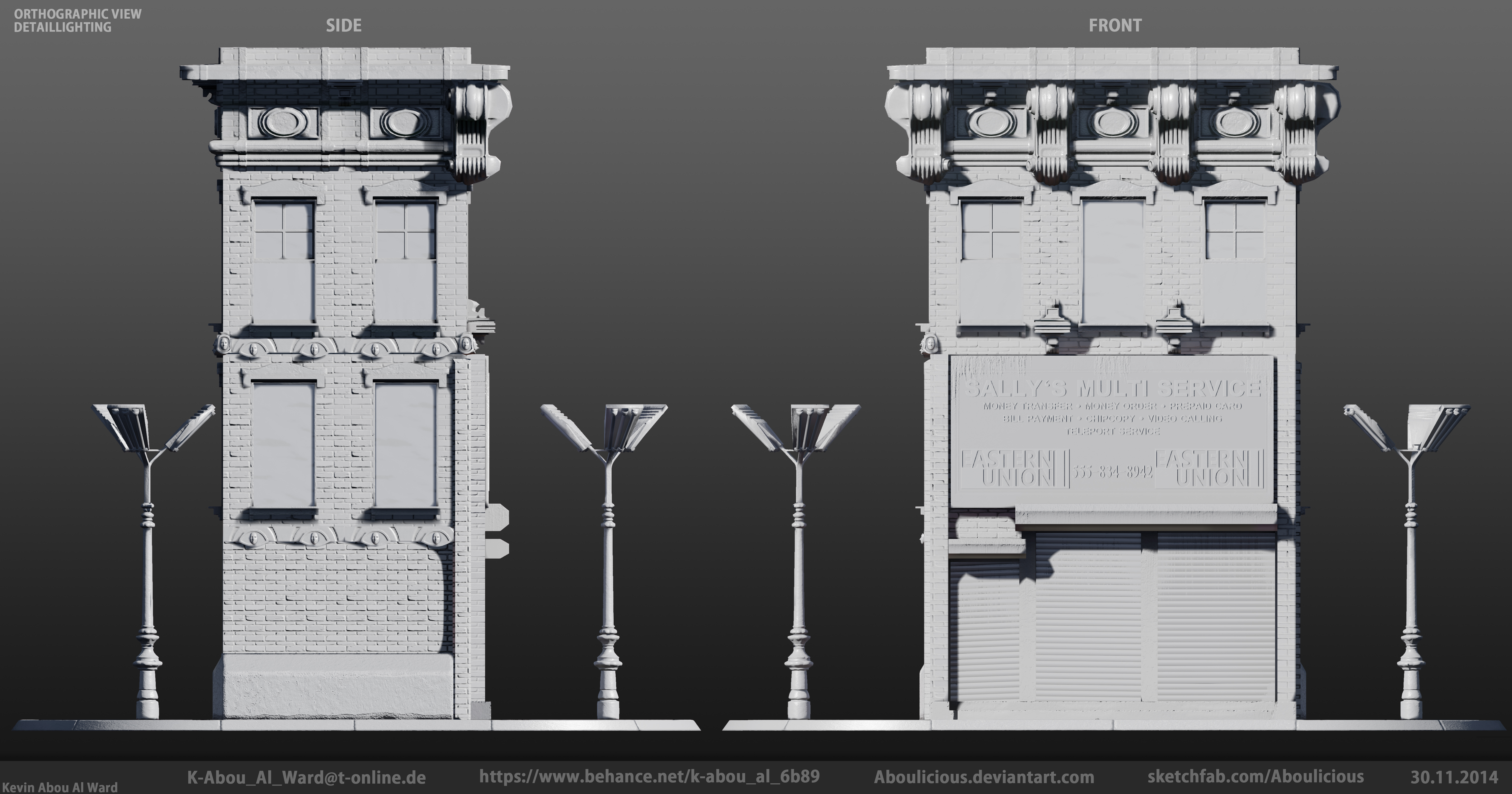 Building: Sally's Multi Service Orthographic DL