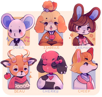 sixfanarts - animal crossing!