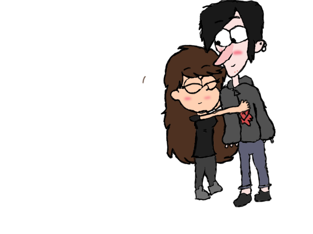 Hug Rebuffed Hug! Redrawn by RockyMinecarft on DeviantArt