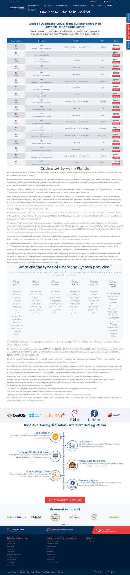 Dedicated Server Florida | hostingultraso.com | by UltrasoHosting on ...