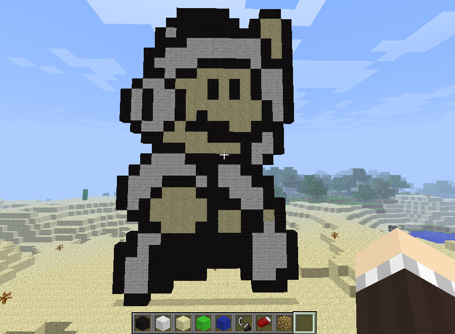 Minecraft Hammer Mario