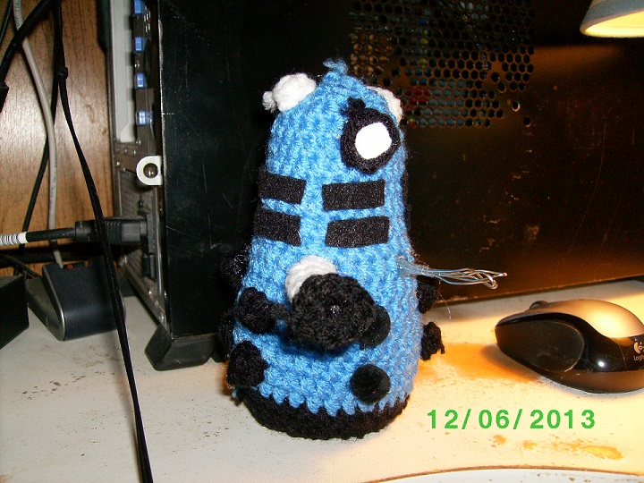 Crocheted Dalek