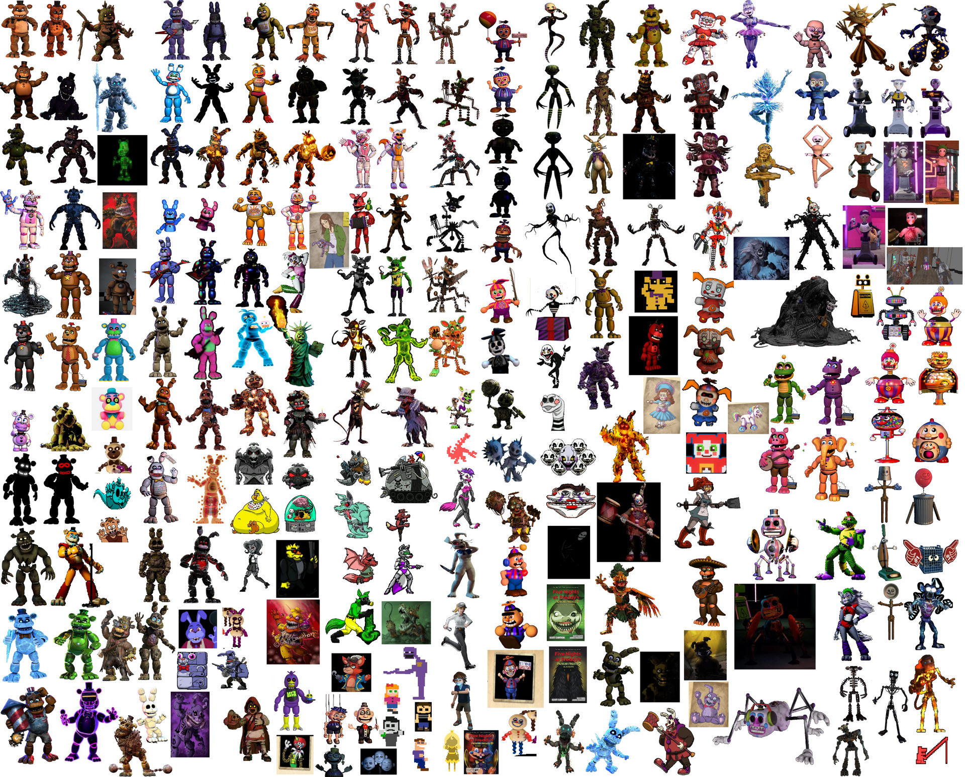 Fnafi Fnaf Animatronics by Blossomgutz on DeviantArt