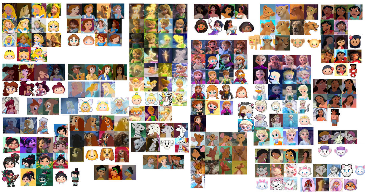 Disney Princess Appearances in Animated Media 2 by Blossomgutz on ...